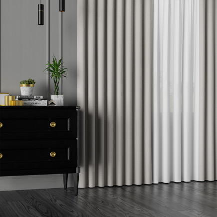 Mirabel Tkanina Dekoracyjna 320cm Pastelowy Szary EAN: 5907693263796