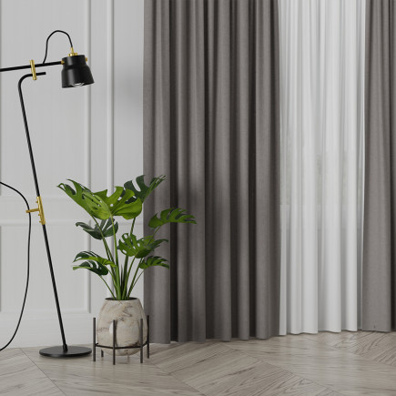 Mirabel tkanina dekoracyjna 320cm kolor 907 ciepły szary EAN: 5907693263802