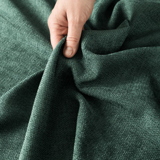 Mirabel tkanina dekoracyjna, wysokość 320cm, kolor 928 szmaragdowy zielony
