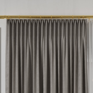 Sybilla tkanina dekoracyjna, wysokość 320cm, kolor 112 szary