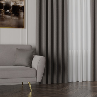 Sybilla Tkanina Dekoracyjna 320cm Ciemny Szary EAN: 5907693263536