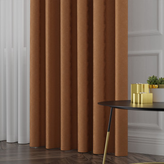 Sybilla tkanina dekoracyjna, wysokość 320cm, kolor 110 rdzawy pomarańczowy