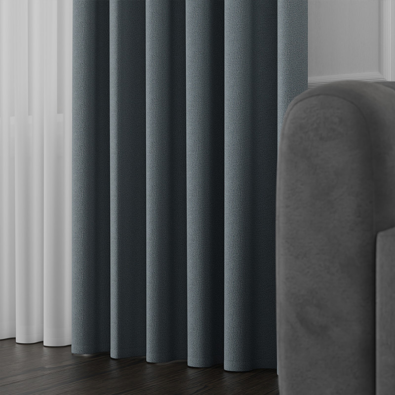 Rufus Tkanina Dekoracyjna Dwustronna 320cm Szaroniebieska EAN: 5907693264793