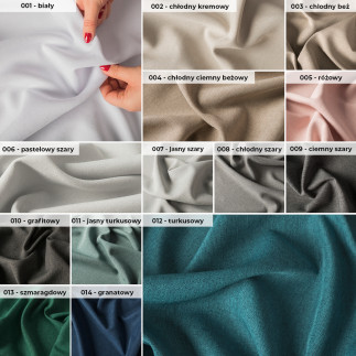 Ibiza tkanina dekoracyjna, wysokość 300cm, kolor 014 granatowy