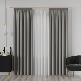 Lima tkanina dekoracyjna, wysokość 300cm, kolor 030 szary