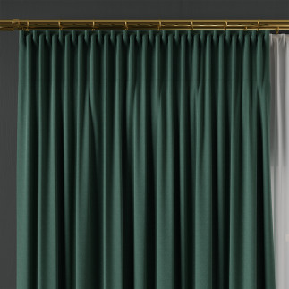 Lima tkanina dekoracyjna, wysokość 300cm, kolor 023 ciemny zielony  butelkowy