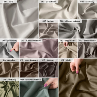 Lima tkanina dekoracyjna, wysokość 300cm, kolor 018 khaki