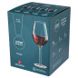 Kieliszki do wina czerwonego Plisse 500 ml, 4 szt.