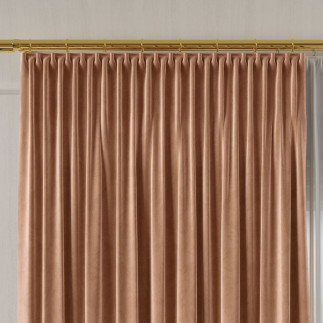 Velvet tkanina dekoracyjna, wysokość 300cm, kolor 006 ciemny beżowy
