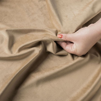 Velvet tkanina dekoracyjna, wysokość 300cm, kolor 013 ciepły beżowy