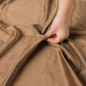 Velvet Tkanina Dekoracyjna 300cm Brązowa 016 EAN: 5907693242197
