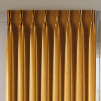 Velvet tkanina dekoracyjna, wysokość 300cm, kolor 026 szafranowy