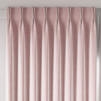 Velvet tkanina dekoracyjna, wysokość 300cm, kolor 030 pudrowy różowy