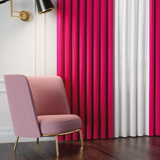 Velvet tkanina dekoracyjna, wysokość 300cm, kolor 040 malinowy