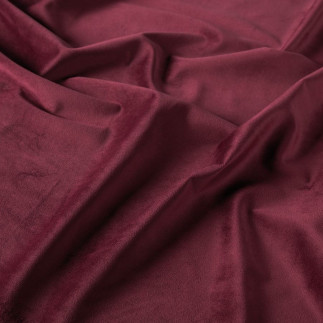 Velvet tkanina dekoracyjna, wysokość 300cm, kolor 045 bordowy