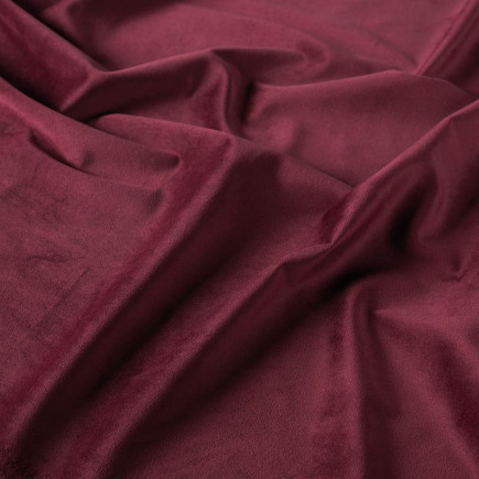 Velvet tkanina dekoracyjna, wysokość 300cm, kolor 045 bordowy