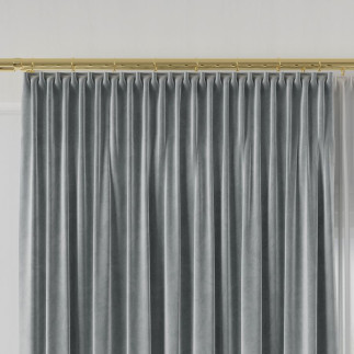 Velvet tkanina dekoracyjna, wysokość 300cm, kolor 072 pastelowy szary