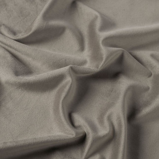 Velvet tkanina dekoracyjna, wysokość 300cm, kolor 076 ciepły szary
