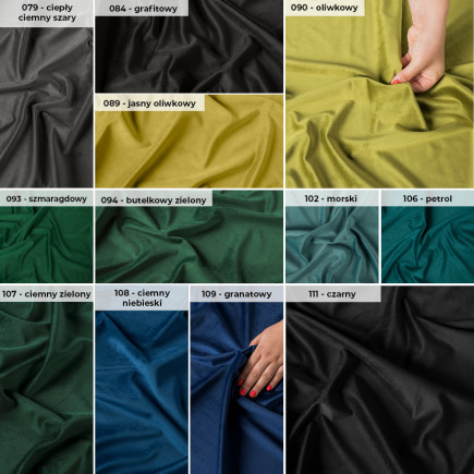 Velvet tkanina dekoracyjna, wysokość 300cm, kolor 001