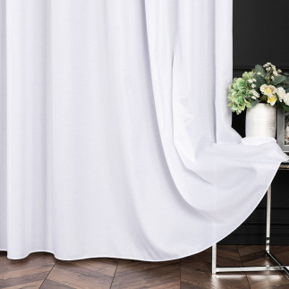 Demi firanka z ołowianką, wysokość 300cm, kolor 001 biały z błyskiem