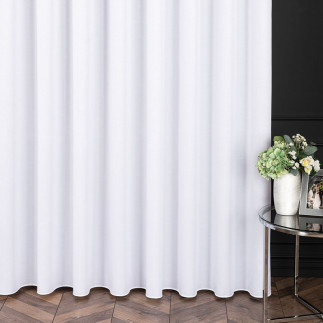 Demi firanka z ołowianką, wysokość 300cm, kolor 001 biały z błyskiem