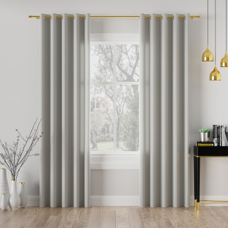 Lotus tkanina dekoracyjna wodoodporna, wysokość 300cm, kolor 014 szary