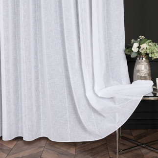 Firanka Kristen z ołowianką 300cm, kolor biały 001, EAN: 5907693258389