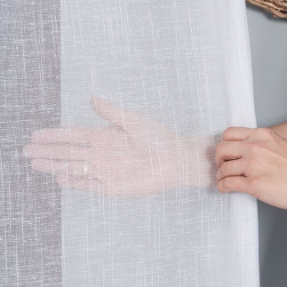 Firanka fantazyjna z ołowianką, wysokość 290cm, kolor 001 biały