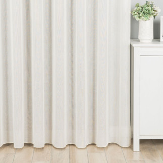 Firanka z ołowianką, wysokośc 320cm, kolor 004 kremowy