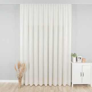 Firanka z ołowianką 320cm kremowa 004 EAN: 5907693268647