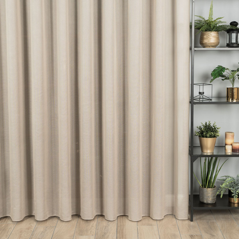Firanka z ołowianką 320cm, kolor beżowy 006, EAN: 5907693268654