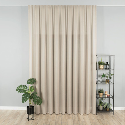 Firanka z ołowianką 320cm, kolor beżowy 006, EAN: 5907693268654