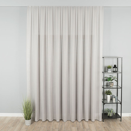 Firanka z ołowianką 320cm szara 009, EAN: 5907693268661