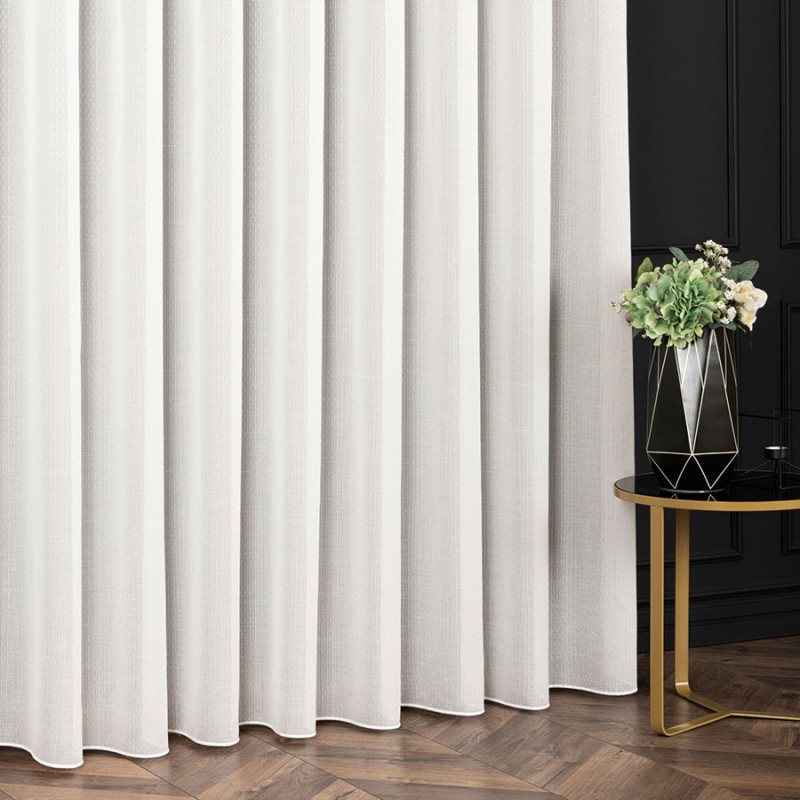 Firanka Hariet z ołowianką 300cm kremowa 002 | EAN: 5907693258303