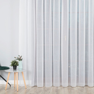 Lupus firanka z ołowianką, wysokość 320cm, kolor 001 biały
