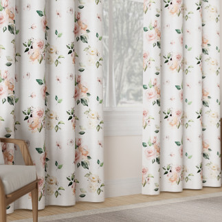 Lanosa tkanina dekoracyjna velvet, wysokość 295cm, kolor 001 różowy