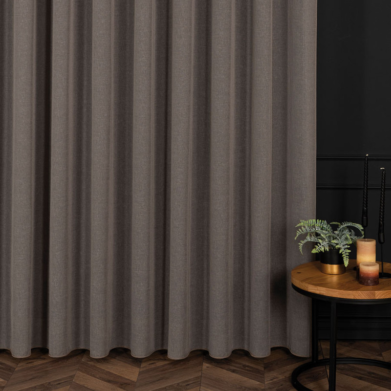 Firanka Petra z ołowianką 320 cm brązowa 007 EAN: 5907693254305