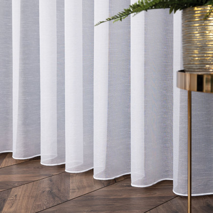 Firanka Stefanie z ołowianką 300cm kolor 001 biały EAN: 5907693258495