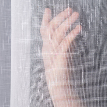 Firanka Layla z ołowianką 300cm, kolor biały 001, EAN: 5907693258600