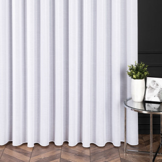 Madison firanka z ołowianką, wysokość 300cm, kolor 001 biały