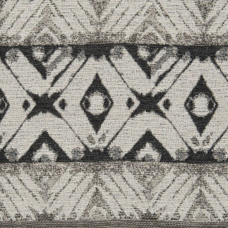 Indian tkanina dekoracyjna, szerokość 320cm, kolor 002 beżowy z ciemnym brązowym