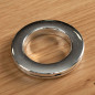 Przelotka plastikowa uniwersalna srebro chrom, 10szt., śr wew 35,5mm, zewn. 57,5mm, EAN: 5907443451091 Przelotka plastikowa uniwersalna srebro chrom, 10szt., śr wew 35,5mm, zewn. 57,5mm, EAN: 5907443451091