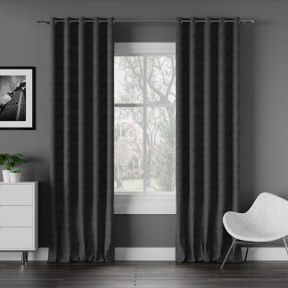 Milas tkanina dekoracyjna, wysokość 290cm, kolor 800 ciepły grafitowy