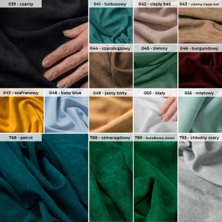 Milas tkanina dekoracyjna, wysokość 290cm, kolor 448 pastelowy szary