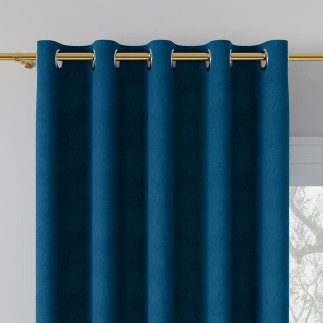 Milas tkanina dekoracyjna, wysokość 320cm, kolor 037 ciemny niebieski