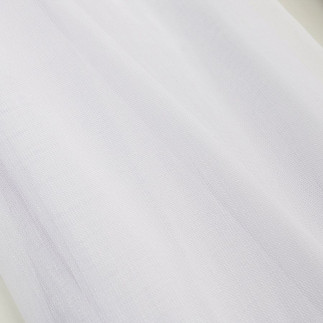 Firanka fantazyjna z ołowianką, wysokość 300cm, kolor 004 biały z błyszczącą nitką