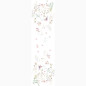 Polina bieżnik milas obszyty listwą, 38x160cm, kolor 001 różowy