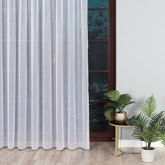 Firanka fantazyjna, wysokość 330cm, kolor v01 biały