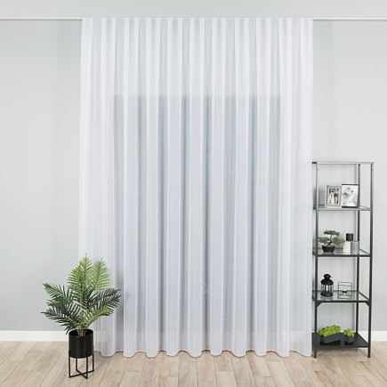 Firanka z ołowianką 300cm kolor czarny 007 EAN: 5907693254145