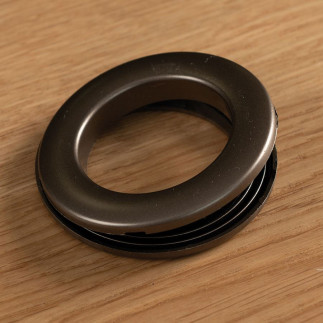 Przelotka plastikowa uniwersalna, 10szt.,śr wew 35,5mm zewn. 57,5mm, kolor brąz satynowy 033